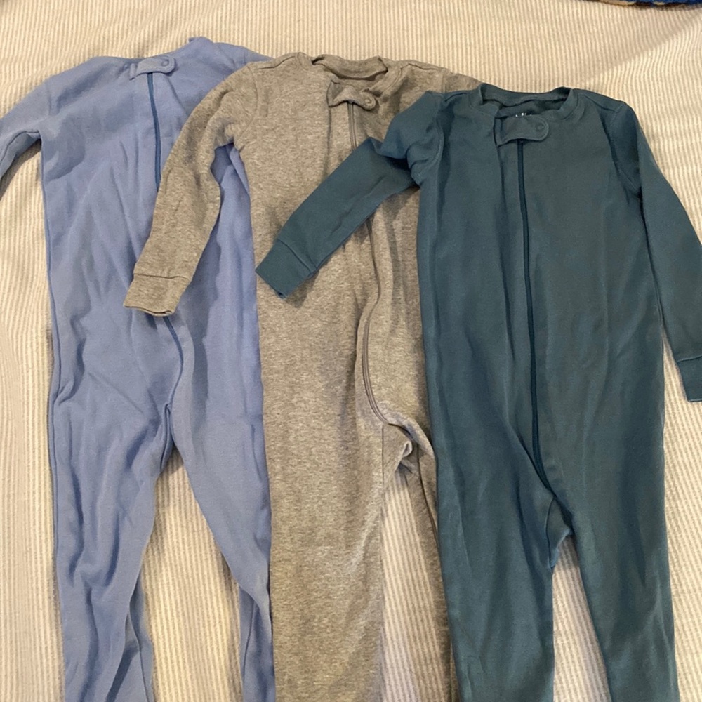 Primary Brand Zip Onesies